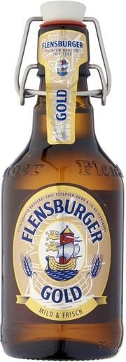Пиво  Flensburger Gold Фленсбургер  Голд стекло 500 мл