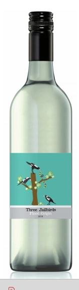 Вино The Jailbird Pinot Gridgio 3 Джэйлбердс Пино Гриджио 750 мл