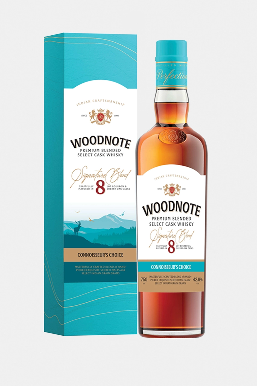 Виски  Woodnote Premium Blended Whisky  gift box  750 мл