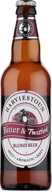 Пиво Harviestoun Bitter & Twisted ХАРВИСТОН Биттер энд Твистед стекло  500 мл