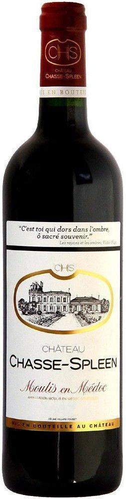 Вино Chateau Chasse-Spleen  Moulis en Medoc AOC Cru Bourgeois 2014 750 мл