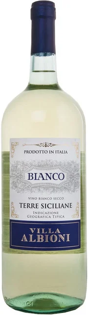 Вино  Villa Albioni Bianco, Terre Siciliane IGT  Вилла Альбиони  Бьянко  1500  мл