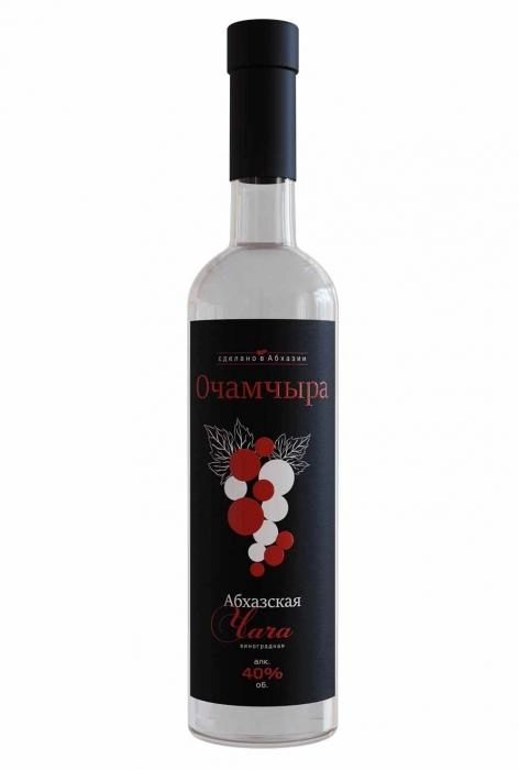 Виноградная водка Чача Абхазская "ОЧАМЧЫРА"  алк.40% 0,5