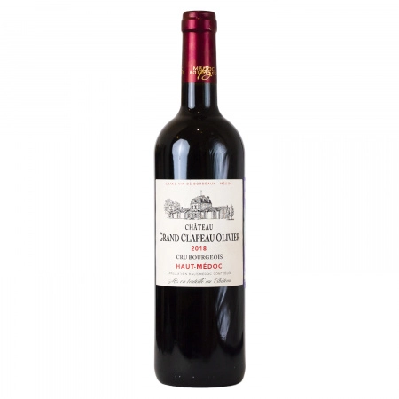 Вино Chateau Grand Clapeau Olivier Cru Bourgeois Haut-Medoc AOC  2018 750 мл