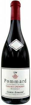 Вино Domaine du Comte Armand Pommard Premier Cru AOC Clos des Epeneaux Домен дю Конт Арман Поммар Премье Крю Кло дез Эпено 2007 750 мл
