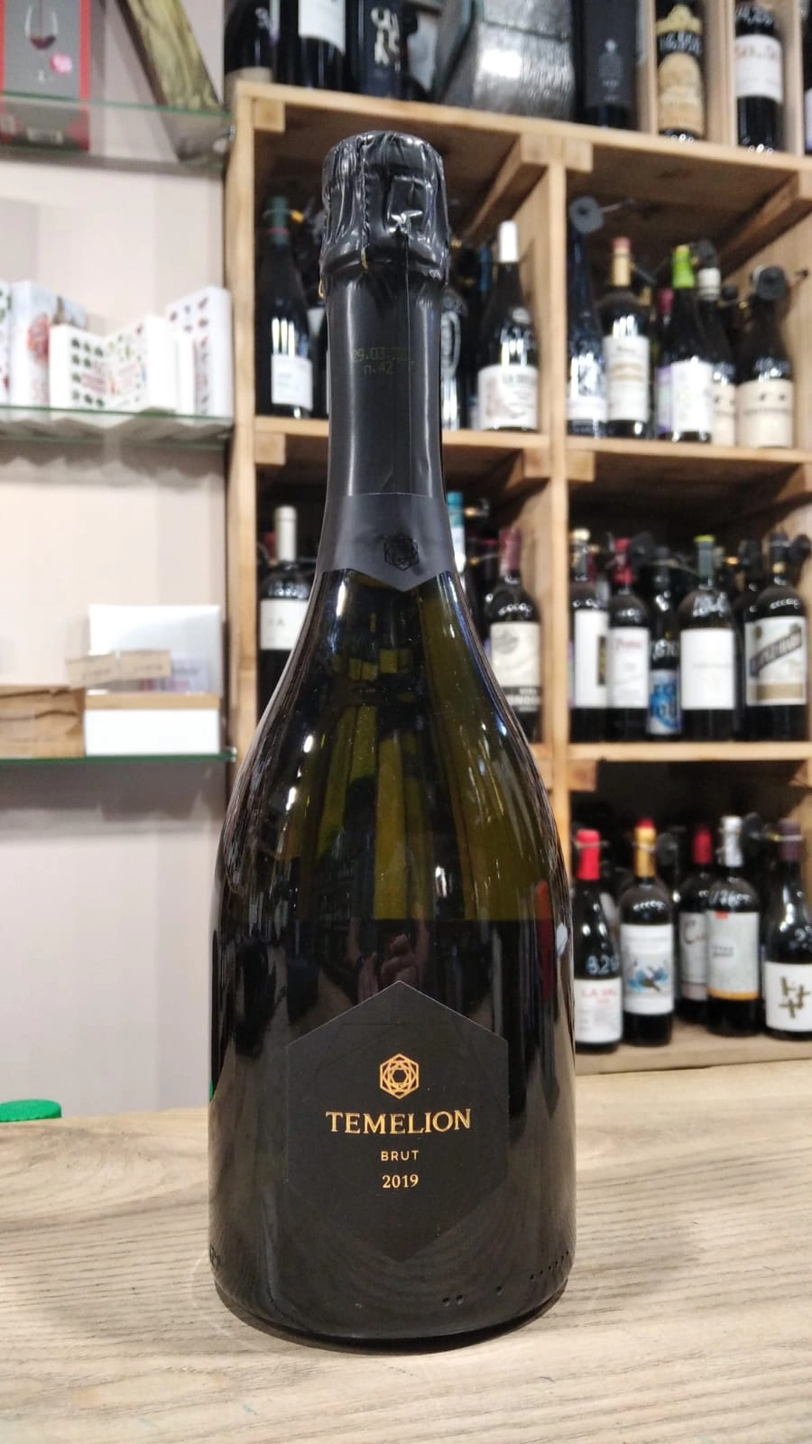 Вино игристое Лефкадия   Темелион Винтаж Брют 2020  750 мл  12 %