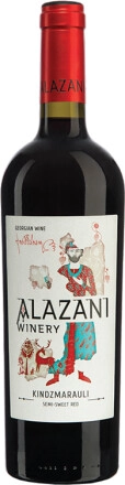 Вино Kakhetia Alazani Winery Kindzmarauli Кахетия Алазани Вайнери Киндзмараули ЗНМП     2018  750  мл