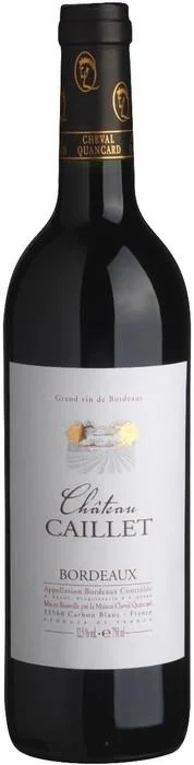 Вино Chateau Caillet Bordeaux AOC Шато Кайе Бордо AOC 2012 750 мл