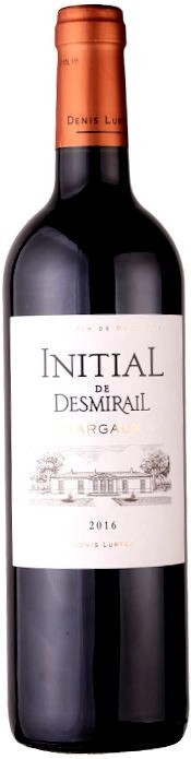Вино  Initial de Desmirail Margaux AOC  2016 750 мл
