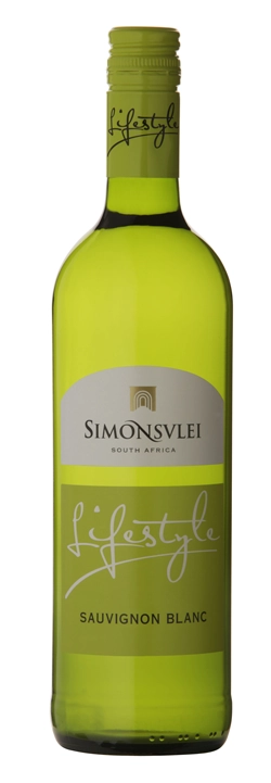 Вино Simonsvlei, "Lifestyle" Sauvignon Blanc, ЛАЙФСТАЙЛ Вино "Совиньон Блан" бел. сух. 0,75л