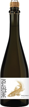 Игристое вино  Эндемы Рислинг белое брют 750 мл