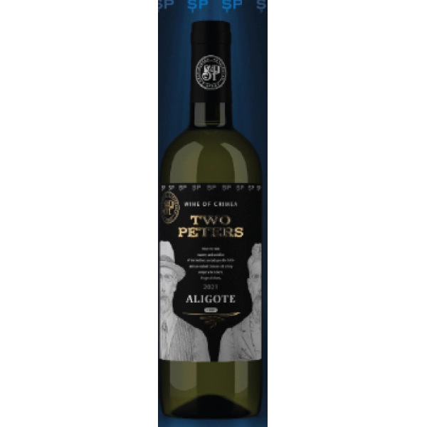 Вино  Два Петра  Алиготе белое сухое  2022  750 мл