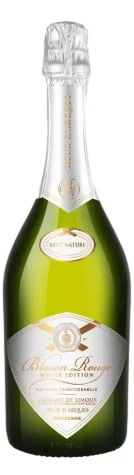 Игристое вино  Blason Rouge  Zero Dosage Cremant de Limoux White Edition   750 мл  12%