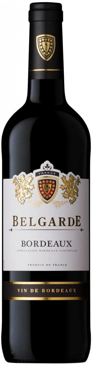 Вино "Belgarde" Rouge, Bordeaux AOC, "Бельгард" Руж, Бордо, 0.75 л