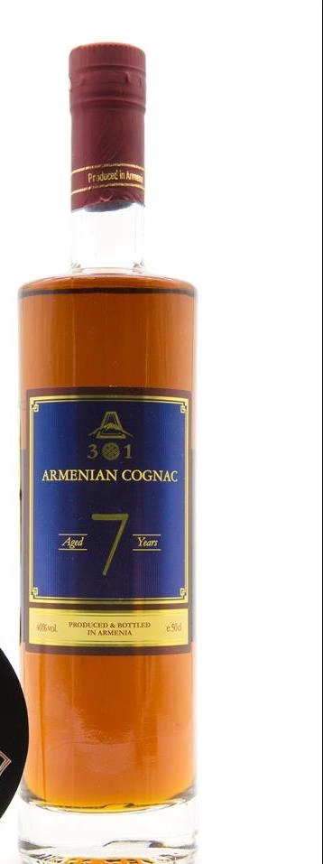 Коньяк ТМ А301 "АРМЯНСКИЙ КОНЬЯК А301", 7 лет  алк.40%  500 мл