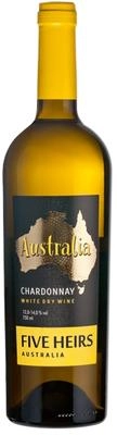 Вино   Five Heirs Chardonnay   Файв Эирс Шардоне  750 мл