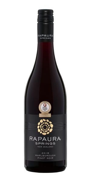 Вино Rapaura Springs Pinot Noir  Marlborough Рапаура Спрингс Пино Нуар Мальборо 2017 750 мл