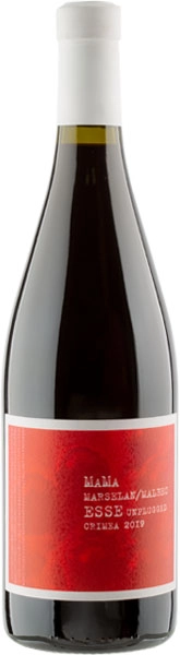 Вино  ЭССЕ Анплагд  МаМа Мальбек/ Марселан 2024  750 мл