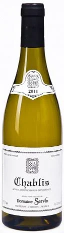 Вино Marcel Servin Chablis 1er Cru AOC Vaillons  Марсель Сервен Шабли  Крю Вайон АОС 2011 750 мл