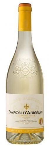 Вино Baron d'Arignac blanc med sweet  750 мл