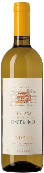 Вино Кол д'Орча, Пино Гриджио, Тоскана, Col d’Orcia, Pinot Grigio, Toscana IGT, 2016 750 мл