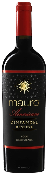 Вино   MAURO Americano Zinfandel Reserve  МАУРО АМЕРИКАНО ЗИНФАНДЕЛЬ РЕЗЕРВ  2021 750 мл