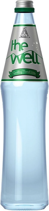 Вода Well  Sparkling  Велл минеральная  газированная стекло 600  мл