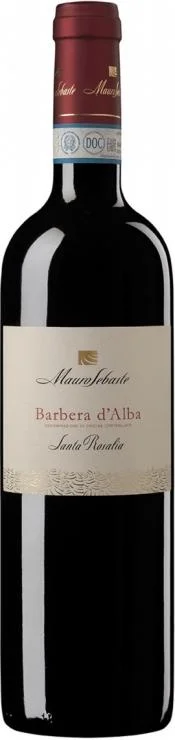 Вино Mauro Sebaste,  Barbera d'Alba DOC Santa Rosalia Барбера д’Альба Санта Розалия  2013 375 мл