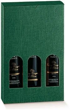 Подарочная упаковка Scotton Petit Seta Verde for 3 bottles Скоттон Петит Сета Верде на 3 бутылки