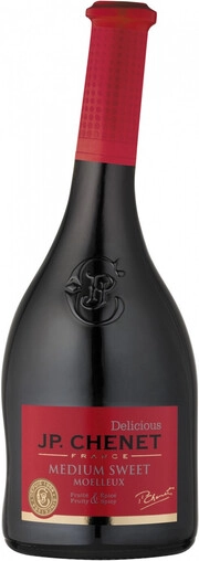 Вино J. P. Chenet Delicious Medium Sweet Rouge     2020 750 мл 13 %