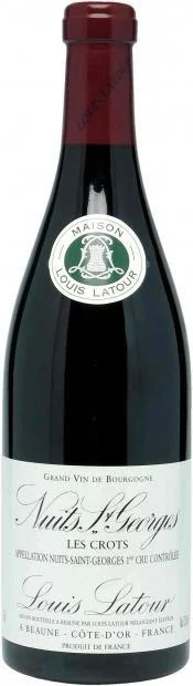 Вино Louis Latour Nuits-Saint-Georges 1-er Cru Les Crots Луи Латур Нюи-Сен-Жорж Премье Крю Ле Кро 2007 750 мл
