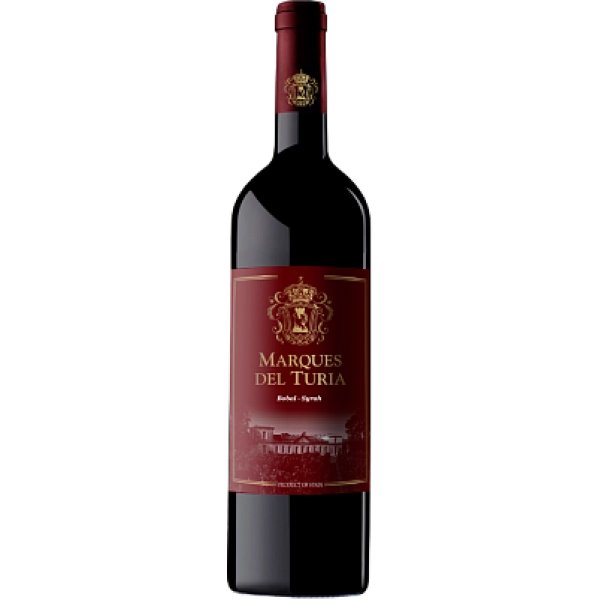 Вино Vicente Gandia Marques Del Turia Bobal-Syrah Висенте Гандия Маркиз дель Туриа Бобаль-Сира Валенсия 2015 750 мл