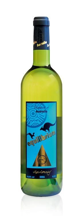 Вино географического наименования Equilibrium Chardonnay Эквилибриум  Шардоне белое сухое 750 мл