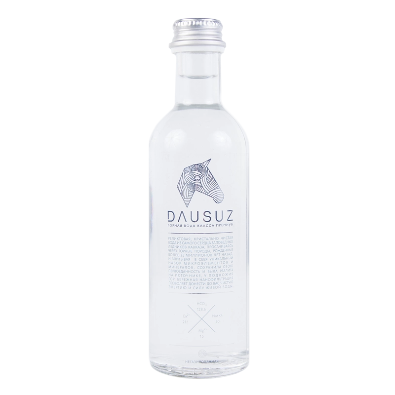 Вода минеральная природная Dausuz Даусуз стекло газированная 275 мл