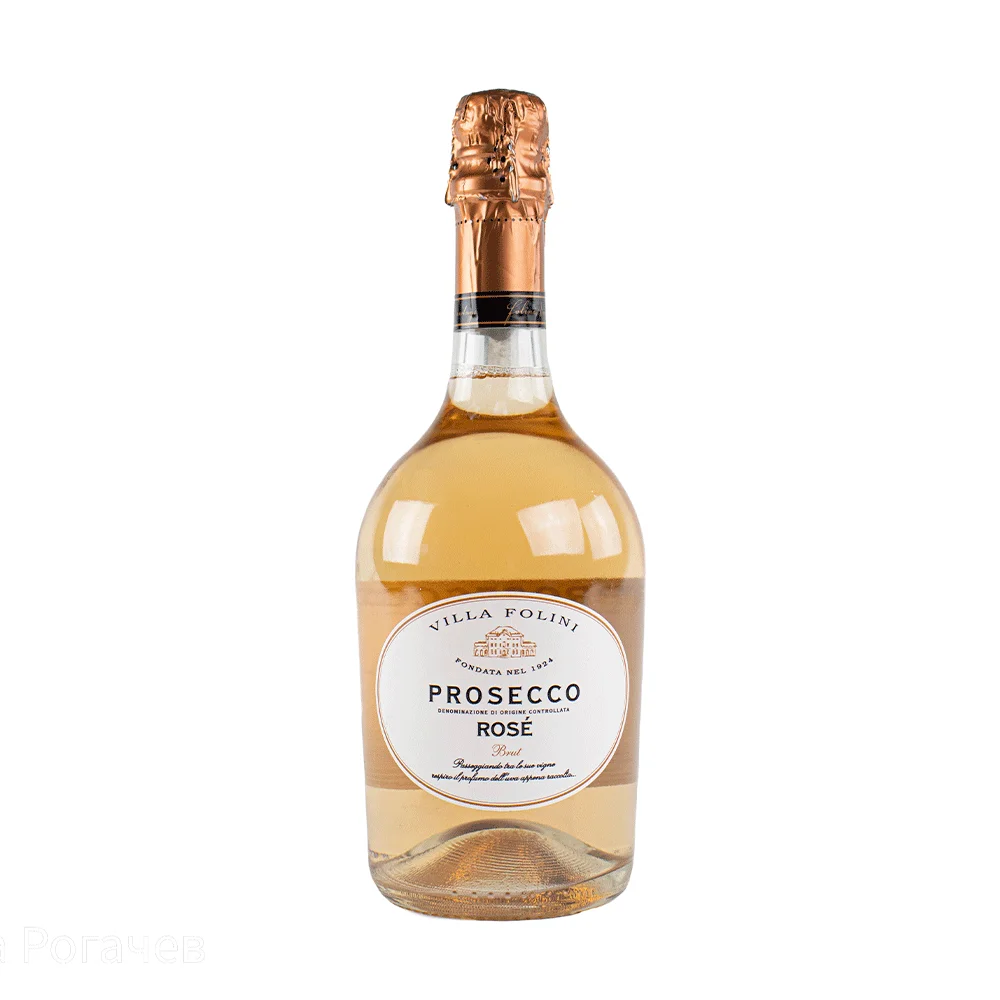 Игристое вино Villa Folini Prosecco Millesimato Rose  2022 750 мл 11 %