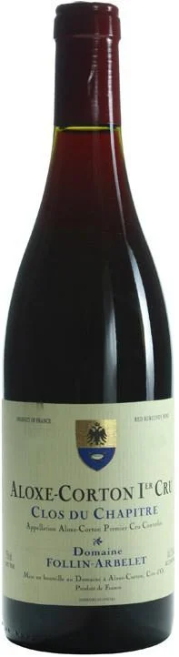 Вино Domaine Follin-Arbelet Clos du Chapitre Aloxe-Corton Premier Cru AOC Домен Фоллин-Арбеле Кло Дю Шапитр Алокс-Кортон Премье Крю 2012 750 мл