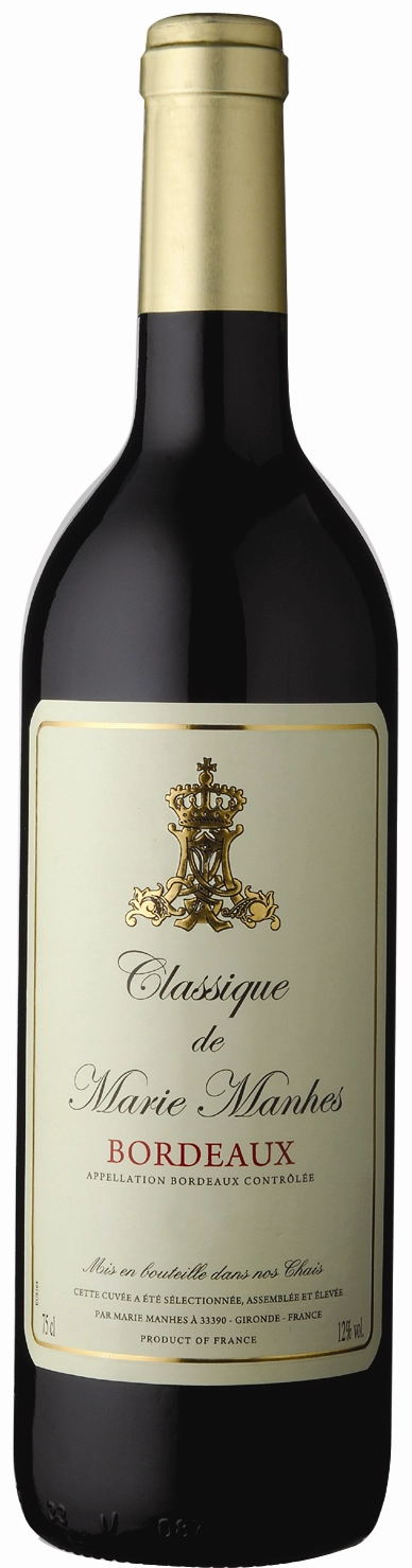Вино Classique de Marie Manhes  (eleve en fut de chene) Bordeaux AOC 750 мл