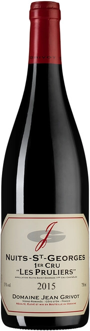 Вино Domaine Jean Grivot Nuits-St-Georges 1er Cru Les Pruliers  2015 750 мл 13%