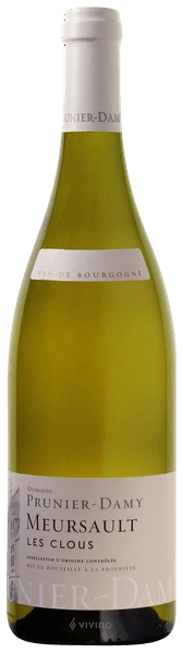 Вино  Domaine Prunier Damy Meursault 'Les Clous' 2022  750 мл 13%