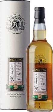 Miltonduff 30 Year Old, "Dimensions", Милтондаф Виски 30 -летний,в п.у., 0.7 л