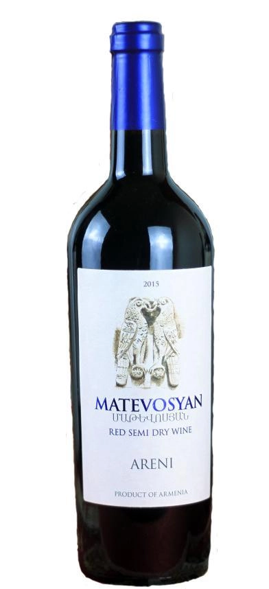 Вино "АРЕНИ Матевосян" красное полусухое  9-13%