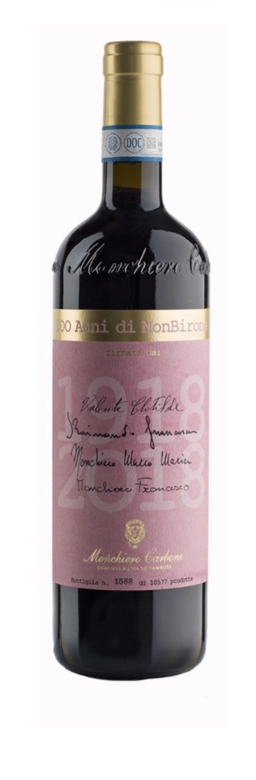 Вино  Monchiero Carbone 100 ANNI DI MONBIRONE GRAND CRU BARBERA D`ALBA 2018 750 мл 12,5%