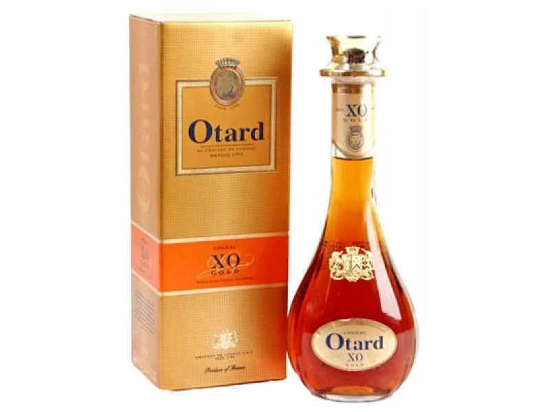 Коньяк Baron Otard X.O., Отард ХО Золотой подарочная упаковка 0,5 40%