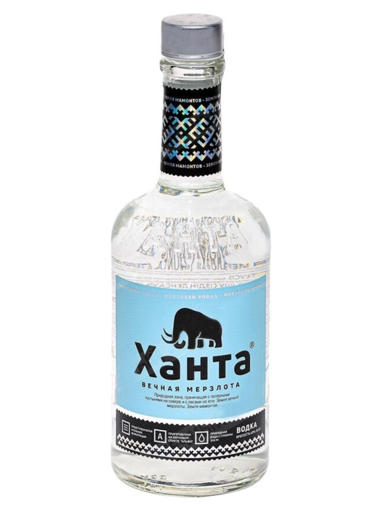 Водка Ханта ВЕЧНАЯ МЕРЗЛОТА  500 мл