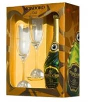 Игр. вино Mondoro Asti gift box + 2 glass  0.75 мл  (12)