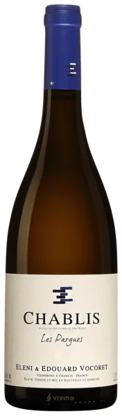 Вино Domaine Eleni et Edouard Vocoret Chablis 'Les Pargues ЭЛЕНИ И ЭДУАРД ВОКОРЭ Шабли Ле Парг 2018 750 мл