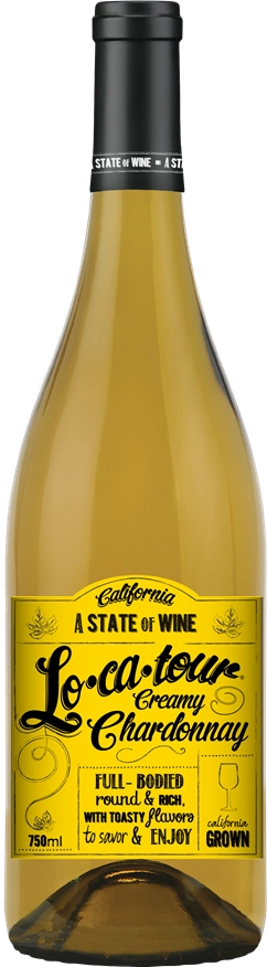 Вино   Locatour  Creamy Chardonnay   Локатур   Крими Шардоне  2020 750 мл