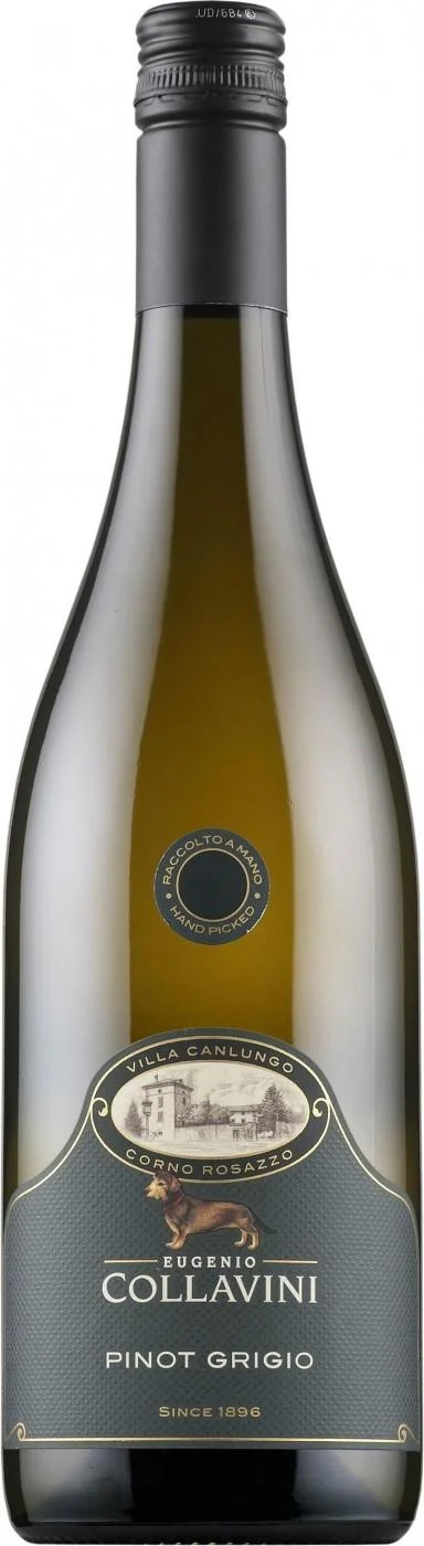 Вино Eugenio Collavini Pinot Grigio Black Label Collio DOC 2016 Эудженио Коллавини Пино Гриджио Вилла Канлунго Блэк Лейбл 2016 750 мл
