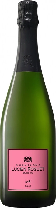 Шампанское Lucien Roguet №5 Rose Grand Cru Brut 2019 750 мл 12%
