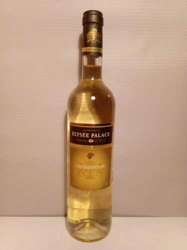 Вино   Elysee Palace  Chardonnay  Элизи Палас  Шардоне  кошерное белое сухое  2018 750 мл